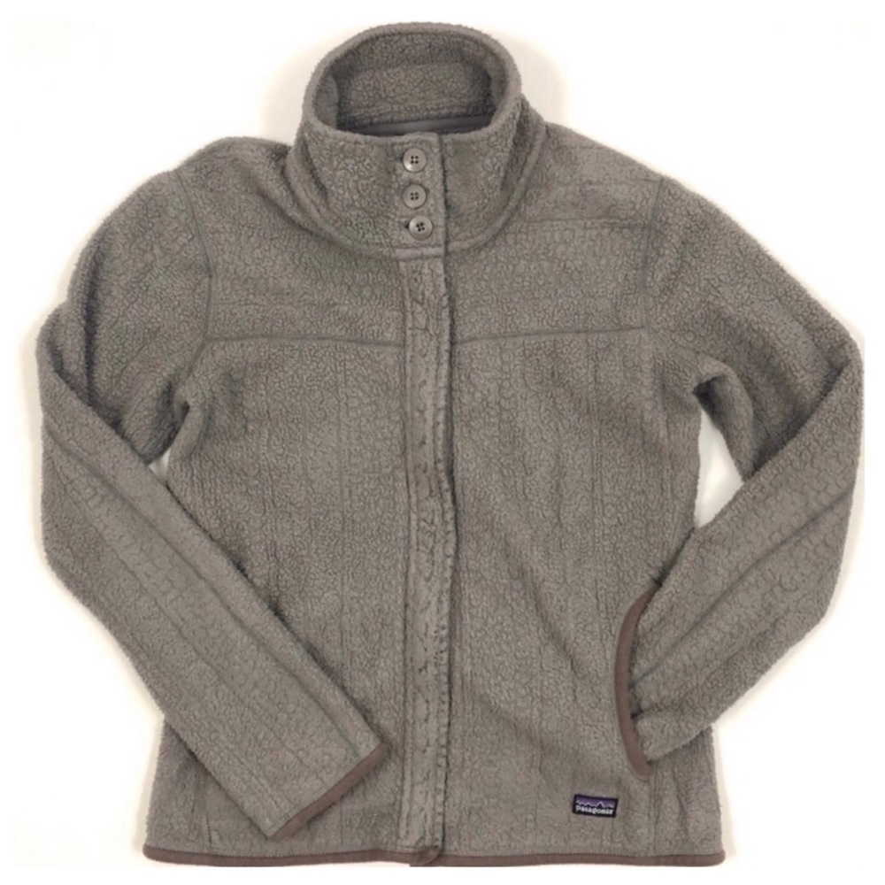 Patagonia Gray Capra Fleece Jacket - size Small